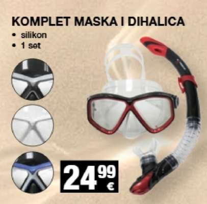 KOMPLET MASKA I DIHALICA