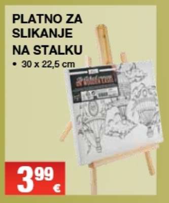 PLATNO ZA SLIKANJE NA STALKU