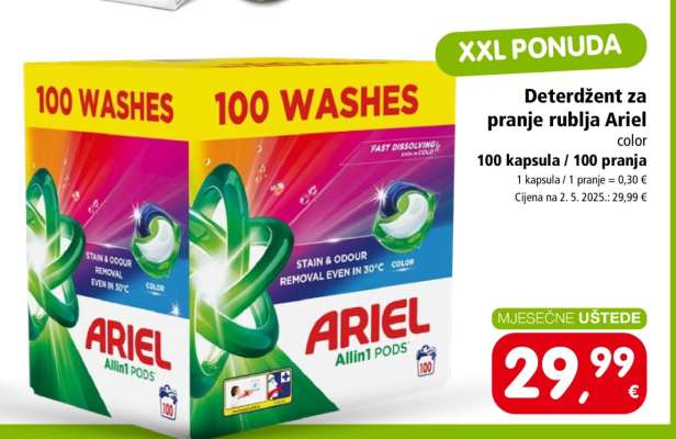 Deterdžent za pranje rublja Ariel