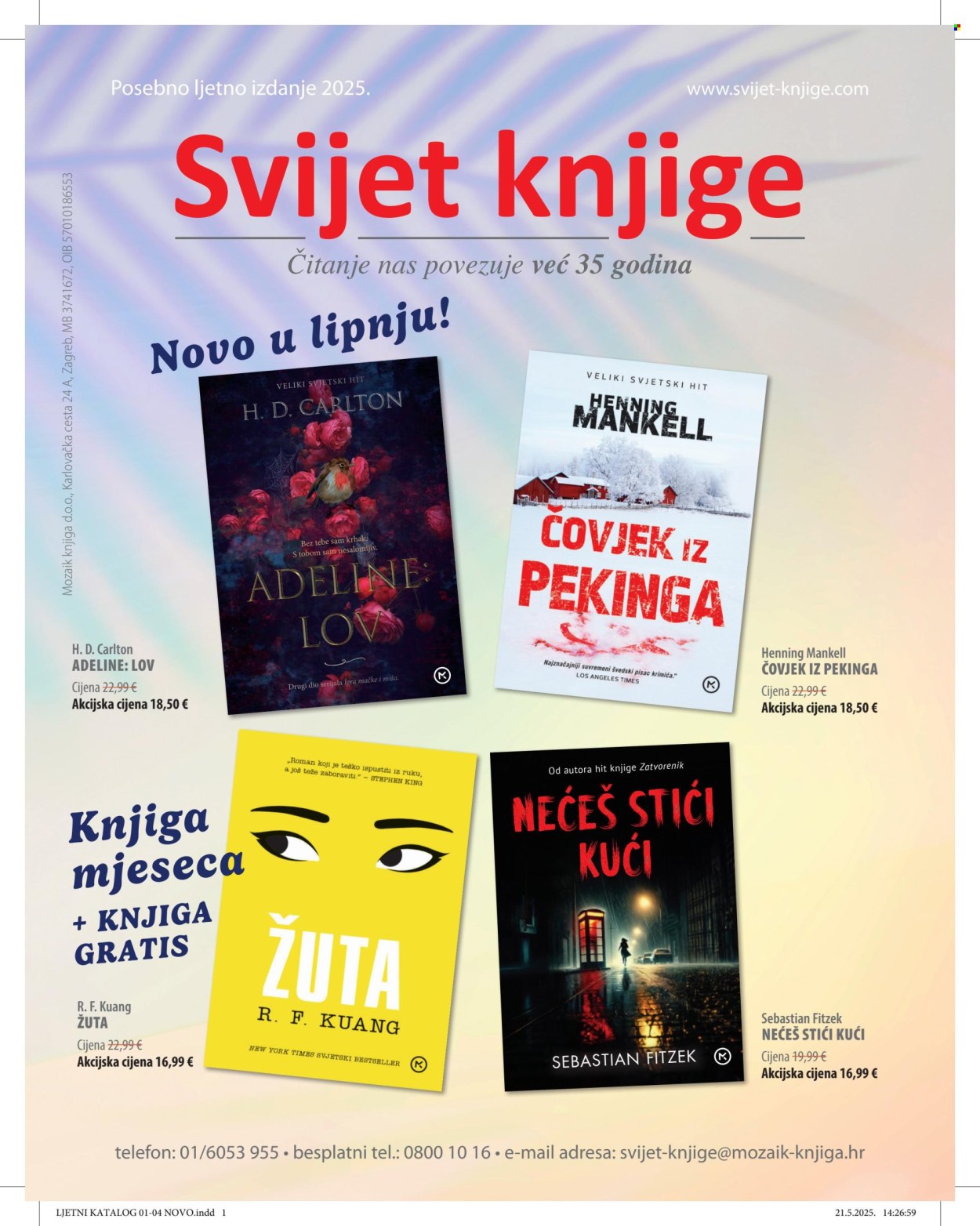 Svijet knjige katalog - 13.06.2025. - 31.08.2025. Stranica 1