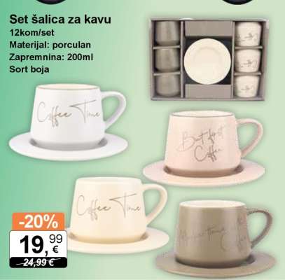 Set šalica za kavu