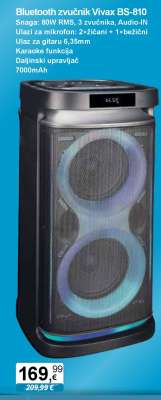 Bluetooth zvučnik Vivax BS-810