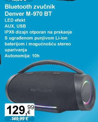 Bluetooth zvučnik Denver M-970 BT