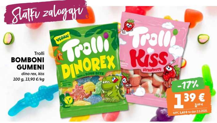 TROLLI Bomboni gumeni