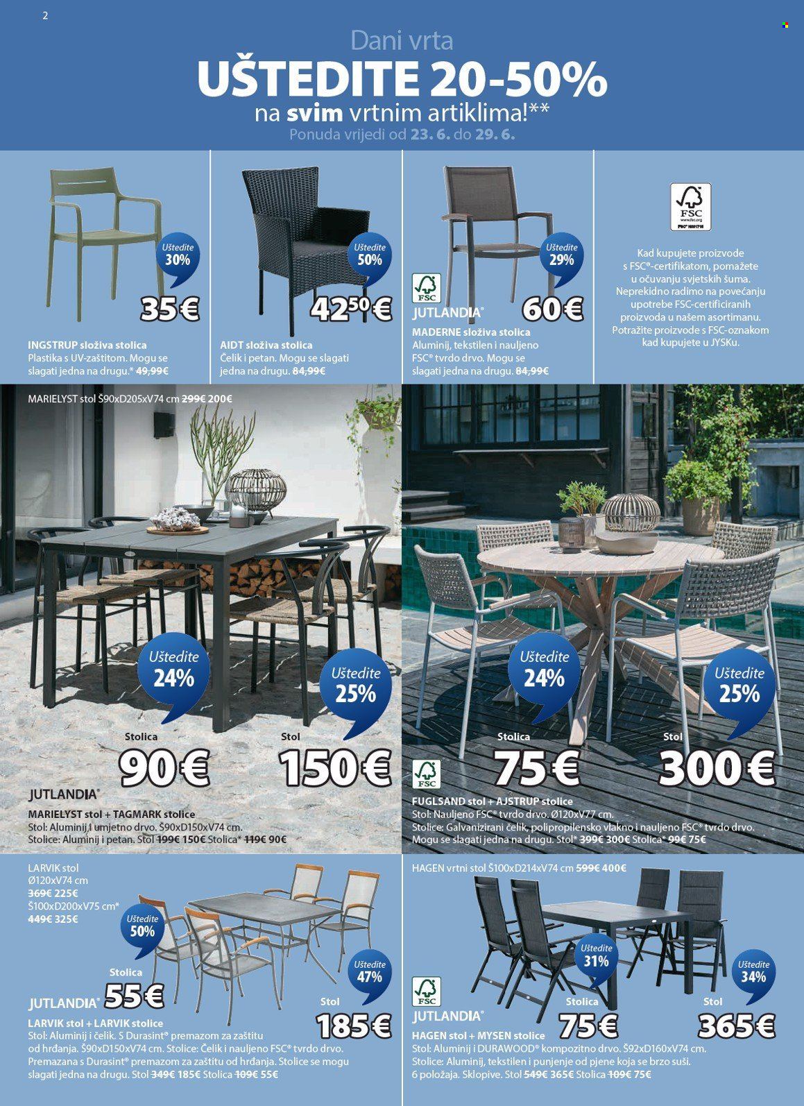 JYSK katalog - 23.06.2025. - 29.07.2025. Stranica 3