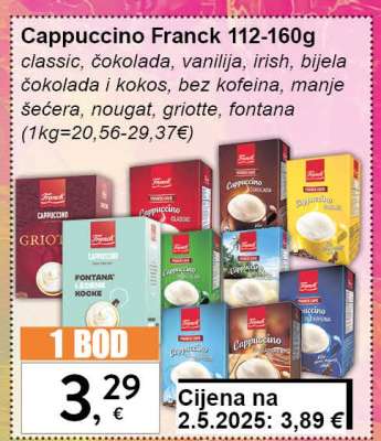 Cappuccino Franck 112-160g