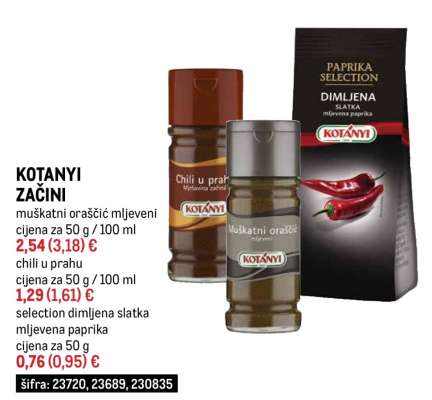 selection dimljena slatka mljevena paprika