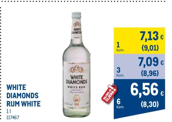 WHITE DIAMONDS RUM WHITE
