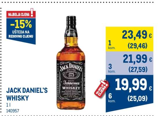 JACK DANIEL'S WHISKY
