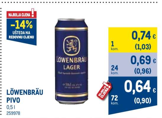 LOWENBRAU PIVO