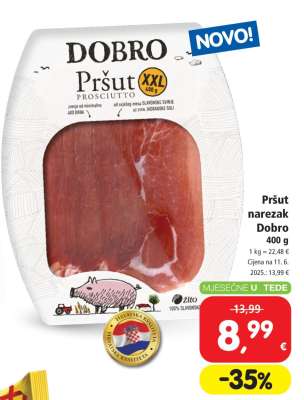 Pršut narezak Dobro 400 g