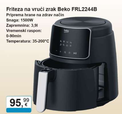 Friteza na vrući zrak Beko FRL2244B