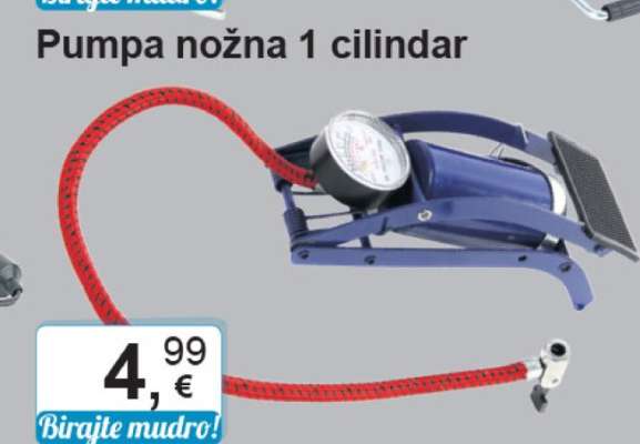 Pumpa nožna 1 cilindar