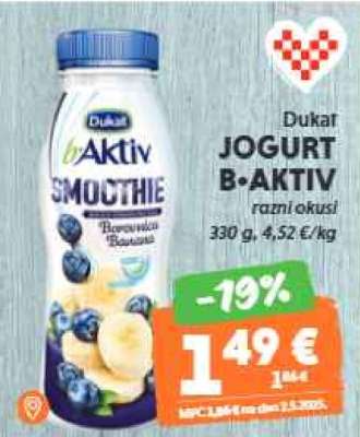Dukat Jogurt b•Aktiv