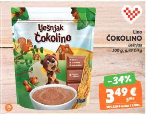 LINO Čokolino lješnjak