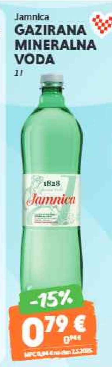 JAMNICA GAZIRANA MINERALNA VODA
