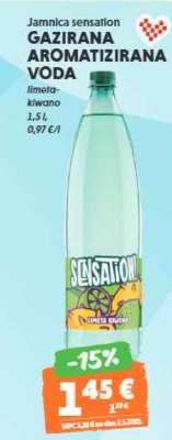 Jamnica Sensation GAZIRANA AROMATIZIRANA VODA