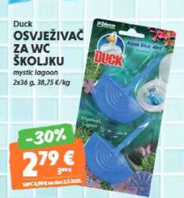 Duck OSVJEŽIVAČ ZA WC ŠKOLJKU