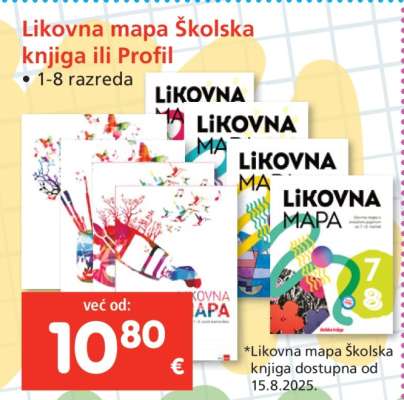 Likovna mapa Školska knjiga ili Profil