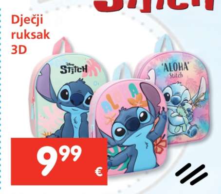 Dječji ruksak 3D