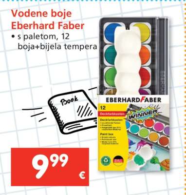Vodene boje Eberhard Faber