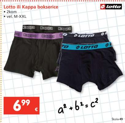 Lotto ili Kappa bokserice