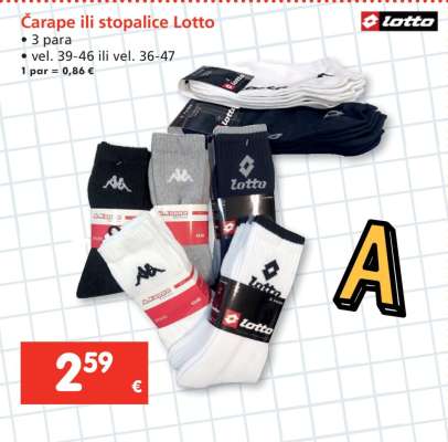 Čarape ili stopalice Lotto