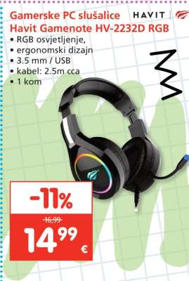 Havit Gamenote HV-2232D RGB