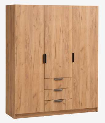 Ormar JENSLEV 144x1763 vrata 3 ladice boja hrasta