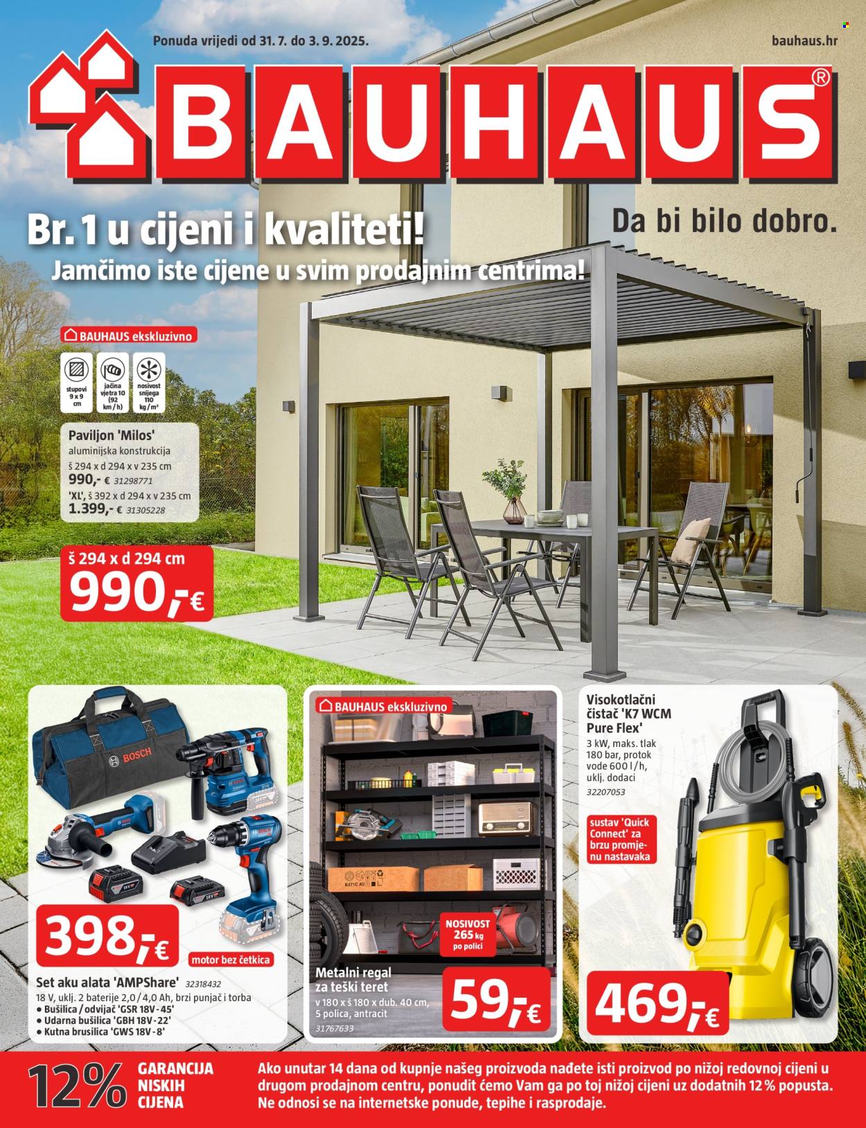 Bauhaus katalog - 31.07.2025. - 03.09.2025. Stranica 1