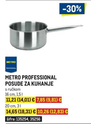 METRO PROFESSIONAL POSUDE ZA KUHANJE