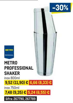 METRO PROFESSIONAL SHAKER
