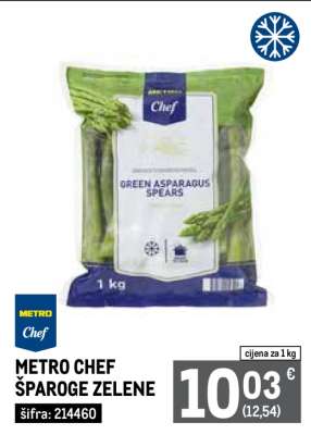 METRO CHEF ŠPAROGE ZELENE