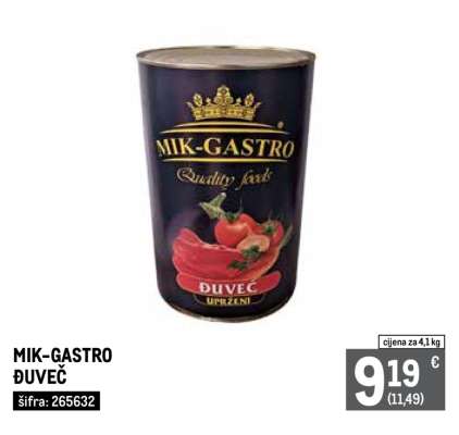 MIK-GASTRO ĐUVEČ