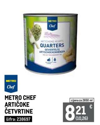 METRO CHEF ARTIČOKE četvrtine