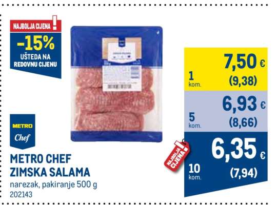METRO Chef ZIMSKA SALAMA
