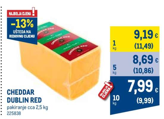 CHEDDAR DUBLIN RED