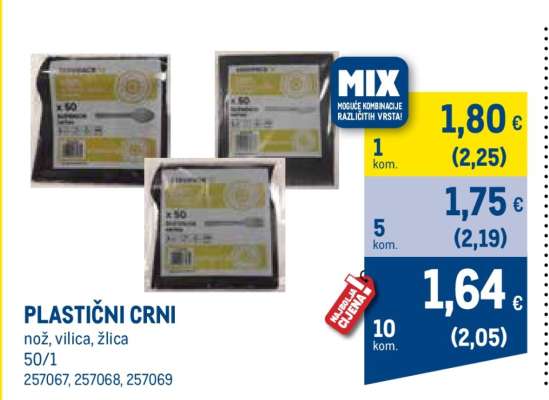 PLASTIČNI CRNI