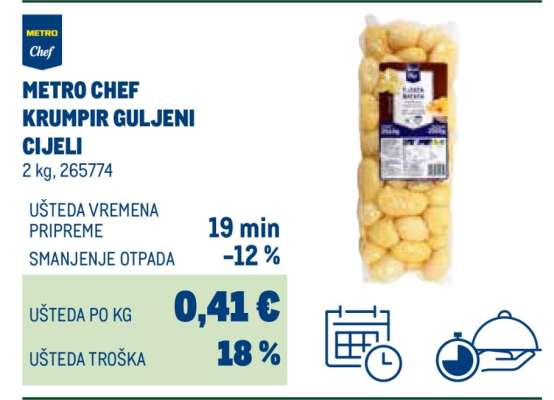 METRO CHEF KRUMPIR GULJENI CIJELI
