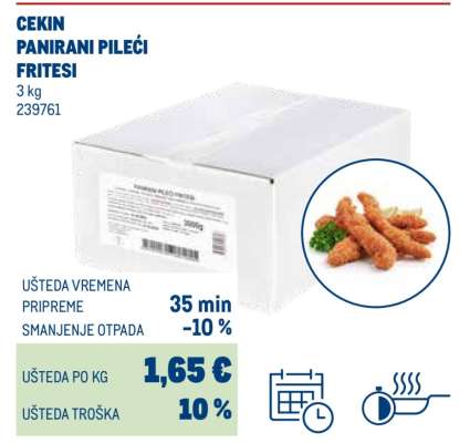 Cekin PANIRANI PILEĆI FRITESI