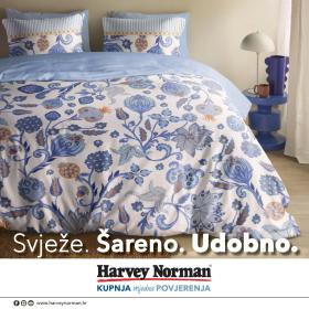 Harvey Norman - Nova kolekcija posteljina 2026. Svježe. Šareno. Udobno