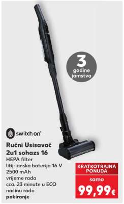 Ručni Usisavač 2u1 sohavs 16