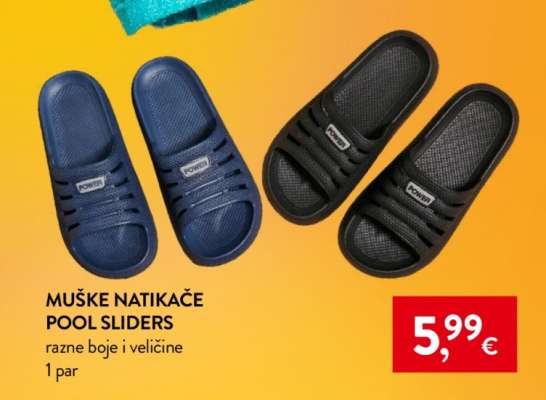Muške natikače Pool Sliders