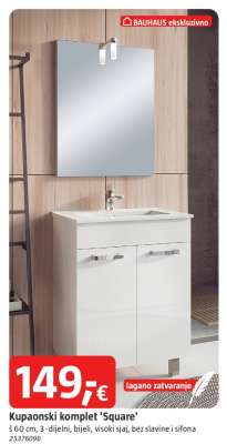 Kupaonski komplet 'Square'