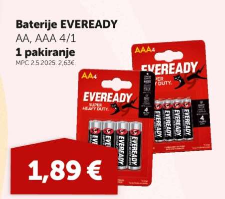 Baterije EVEREADY