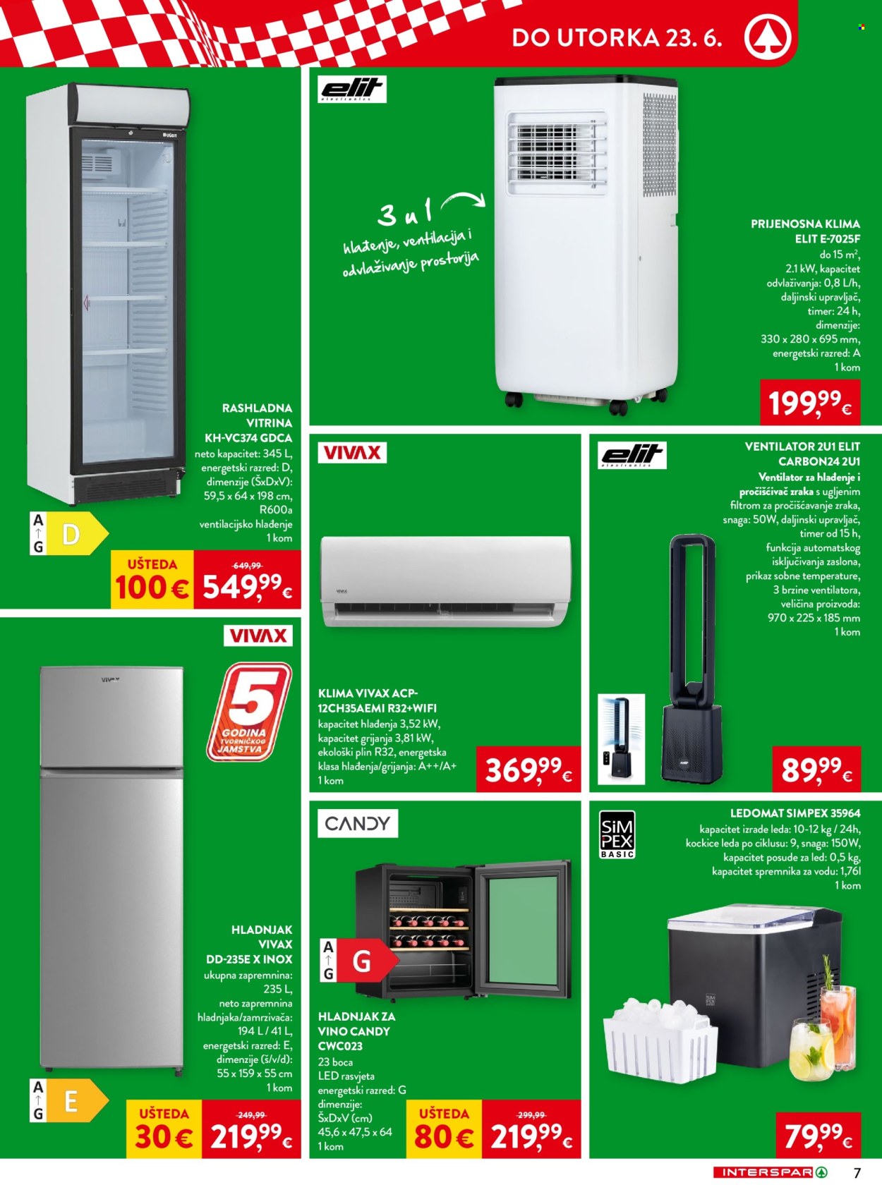 INTERSPAR katalog - 08.06.2026. - 23.06.2026. Stranica 7