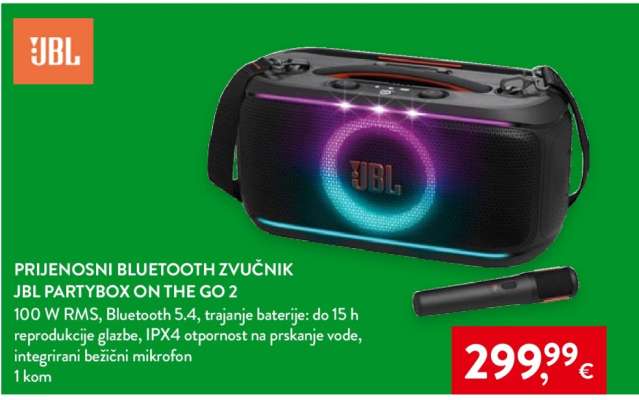 JBL PARTYBOX ON THE GO 2
