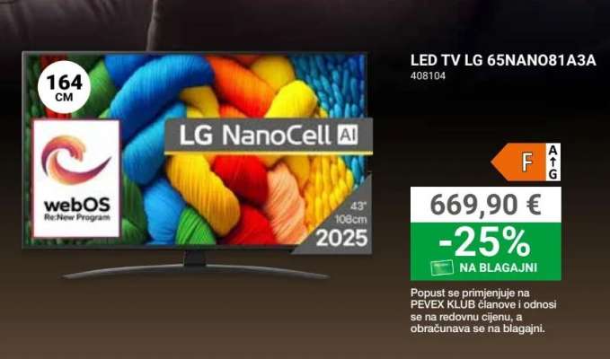 LED TV LG 65NANO81A3A