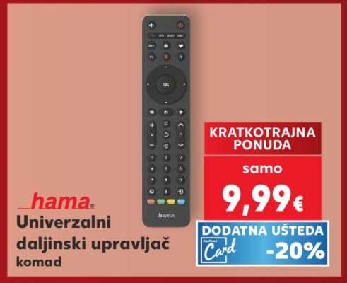 hama Univerzalni daljinski upravljač komad