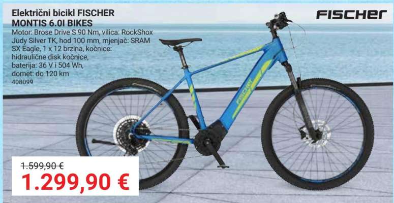 Električni bicikl FISCHER MONTIS 6.0I BIKES